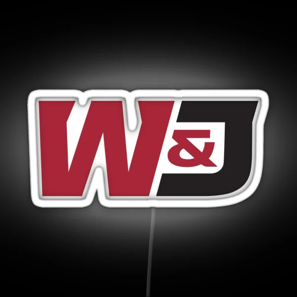 Washington And Jefferson College Presidents RGB Neon Sign