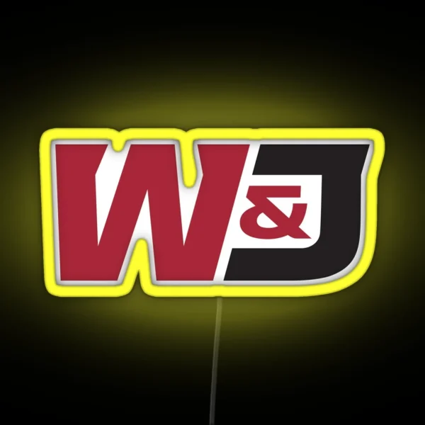 Washington And Jefferson College Presidents RGB Neon Sign