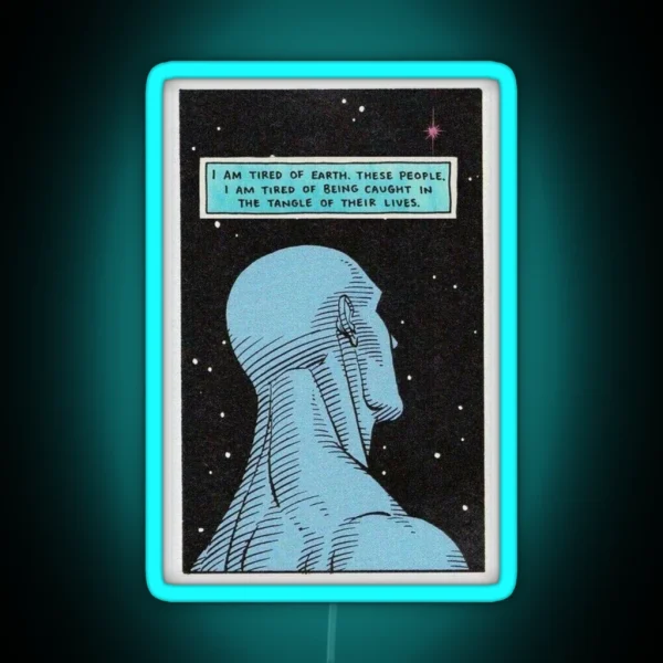 Watchmen Dr Manhattan RGB Neon Sign