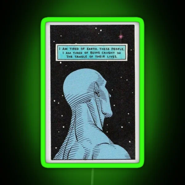 Watchmen Dr Manhattan RGB Neon Sign