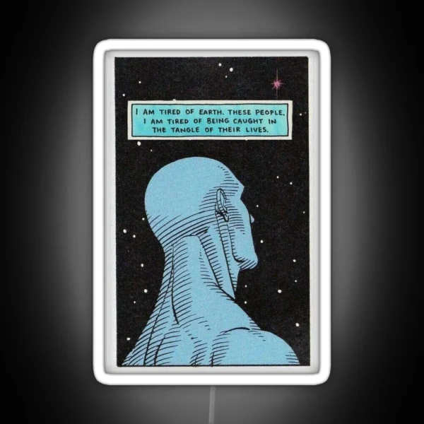 Watchmen Dr Manhattan RGB Neon Sign