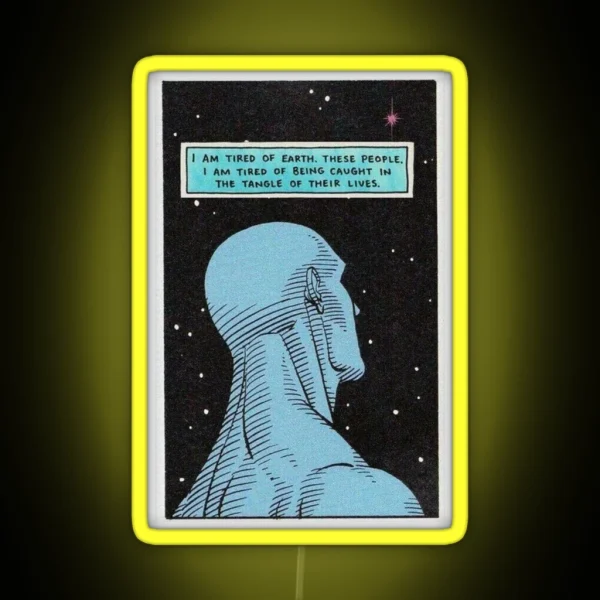 Watchmen Dr Manhattan RGB Neon Sign