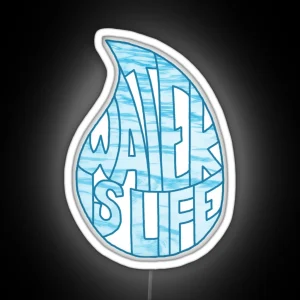 Water Is Life RGB Neon Sign