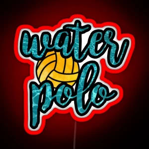 Water Polo RGB Neon Sign