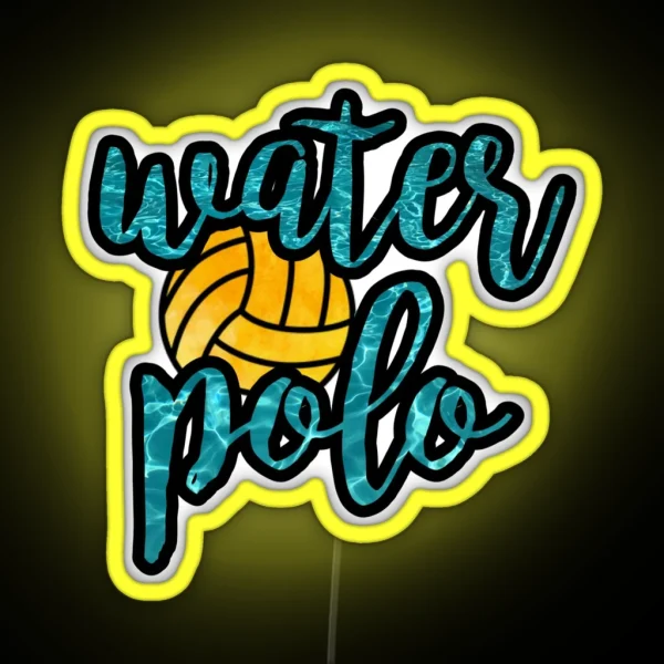 Water Polo RGB Neon Sign