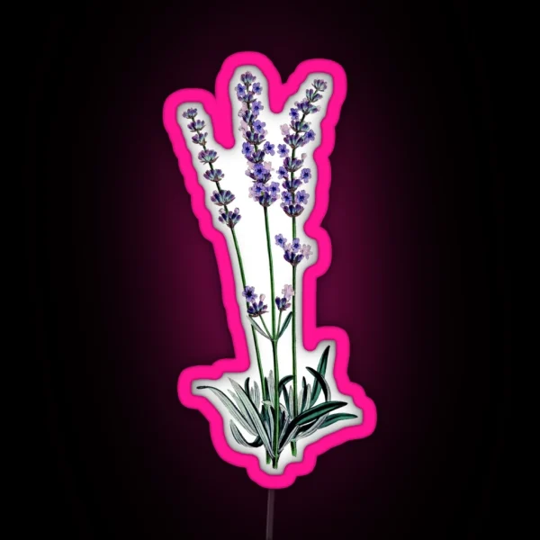 Watercolor Lavender RGB Neon Sign