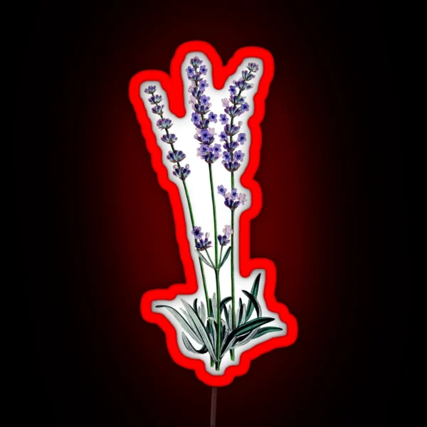 Watercolor Lavender RGB Neon Sign
