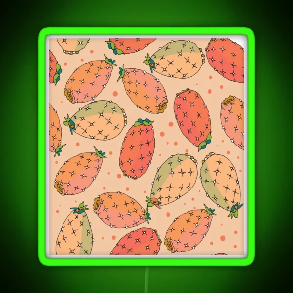 Watercolor Plants RGB Neon Sign
