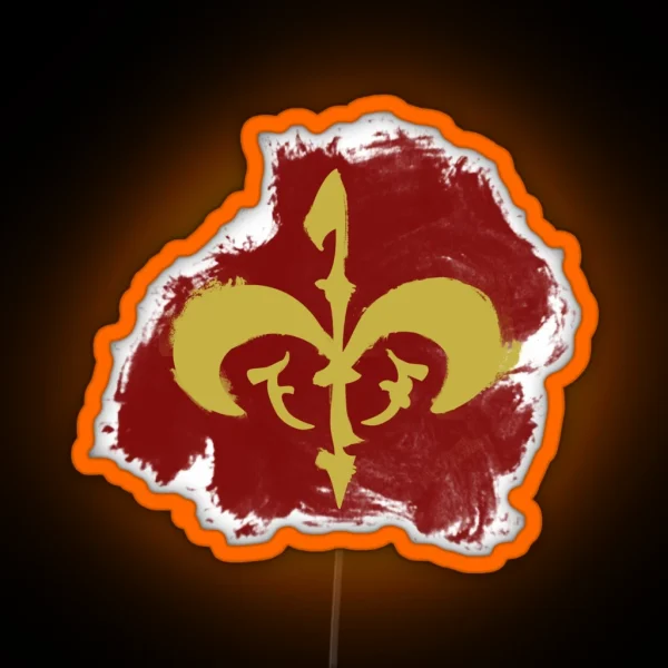 Watercolor Royal Symbol Version 2 RGB Neon Sign