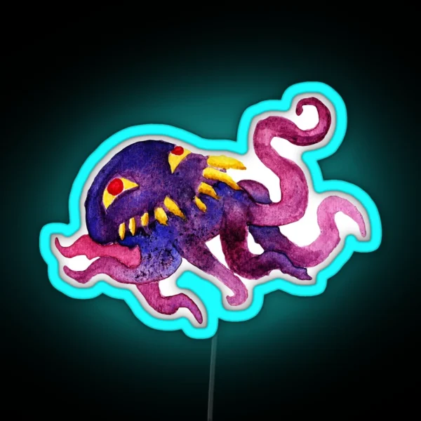 Watercolor Ultros RGB Neon Sign