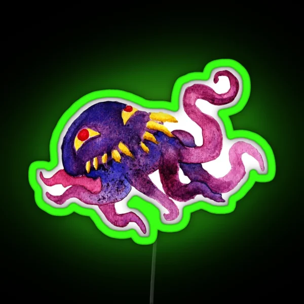 Watercolor Ultros RGB Neon Sign
