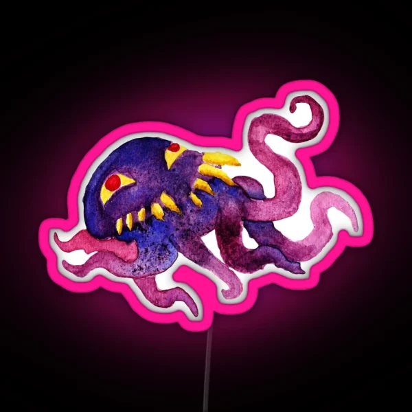 Watercolor Ultros RGB Neon Sign