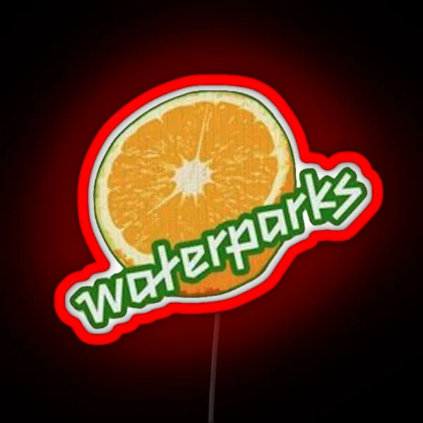 Waterparks Orange Slice RGB Neon Sign