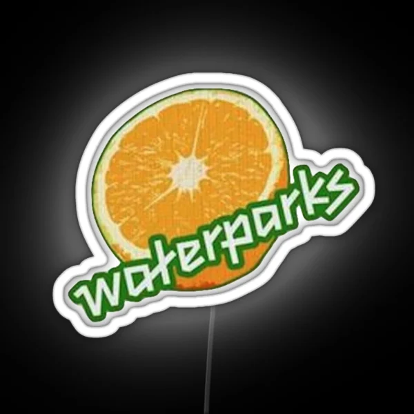 Waterparks Orange Slice RGB Neon Sign