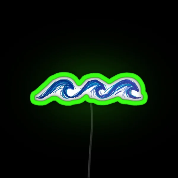 Waves RGB Neon Sign