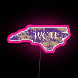 WCU NC RGB Neon Sign
