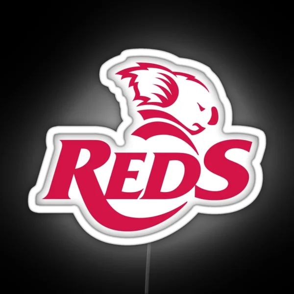 We Are QLD We Are RED RGB Neon Sign
