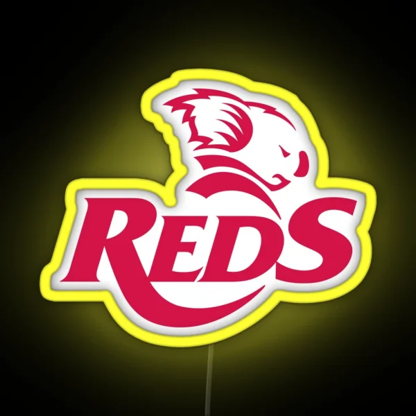 We Are QLD We Are RED RGB Neon Sign
