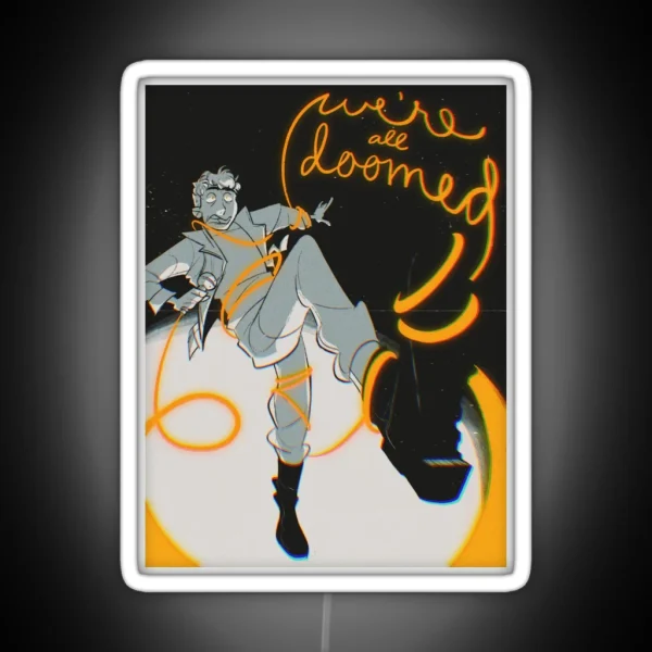 We Re All Doomed RGB Neon Sign