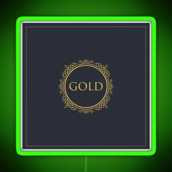 We Wear Gold In September RGB Neon Sign