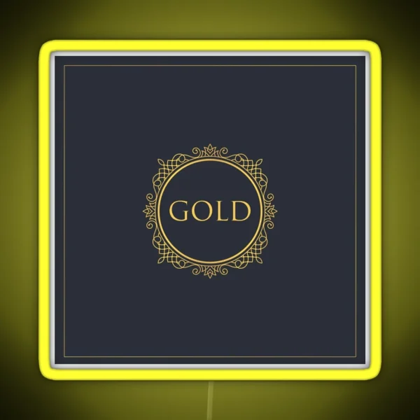 We Wear Gold In September RGB Neon Sign