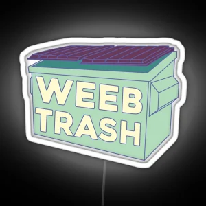 Weeb Trash RGB Neon Sign