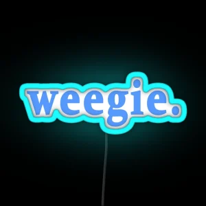 Weegie Glasgow Slang Word RGB Neon Sign