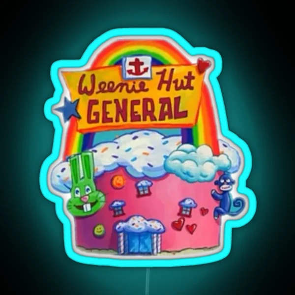Weenie Hut General RGB Neon Sign
