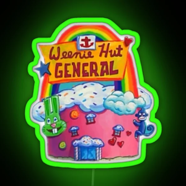 Weenie Hut General RGB Neon Sign