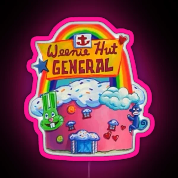 Weenie Hut General RGB Neon Sign