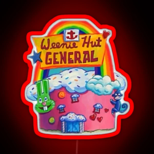 Weenie Hut General RGB Neon Sign