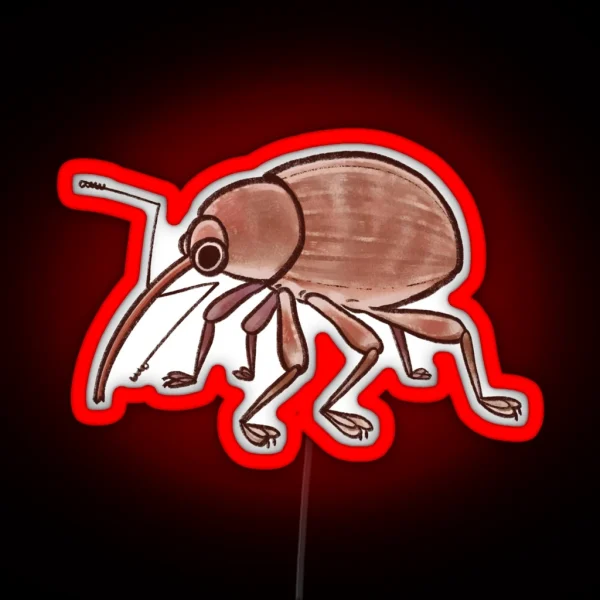Weevil Beetle RGB Neon Sign