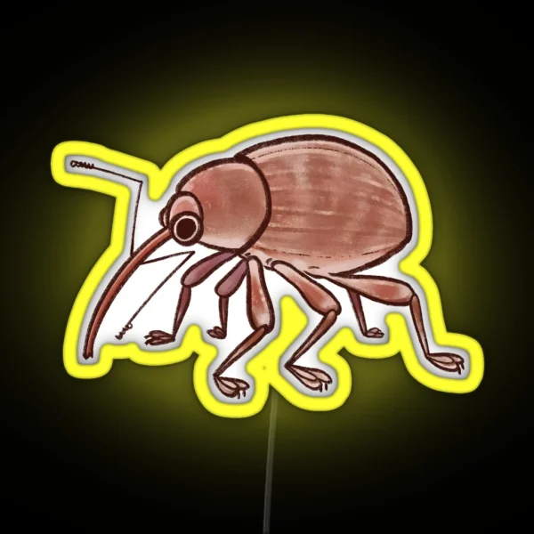 Weevil Beetle RGB Neon Sign