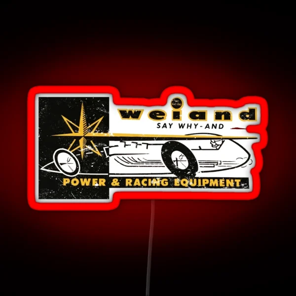 Weiand Racing RGB Neon Sign