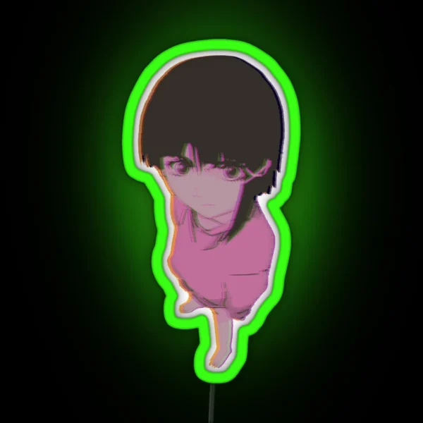 Weird Lain Design RGB Neon Sign