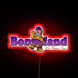 Welcome To Bonzoland RGB Neon Sign