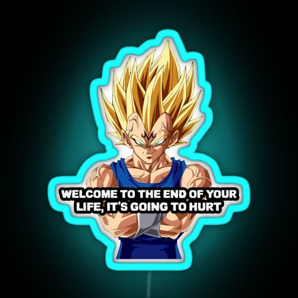WELCOME TO END OF YOUR LIFE RGB Neon Sign