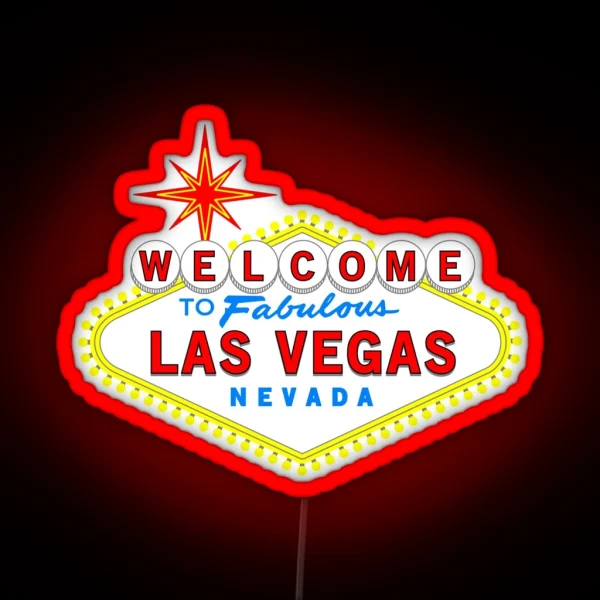 Welcome To Fabulous Las Vegas RGB Neon Sign