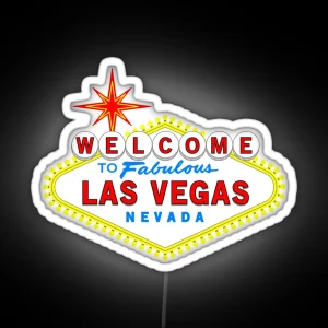 Welcome To Fabulous Las Vegas RGB Neon Sign