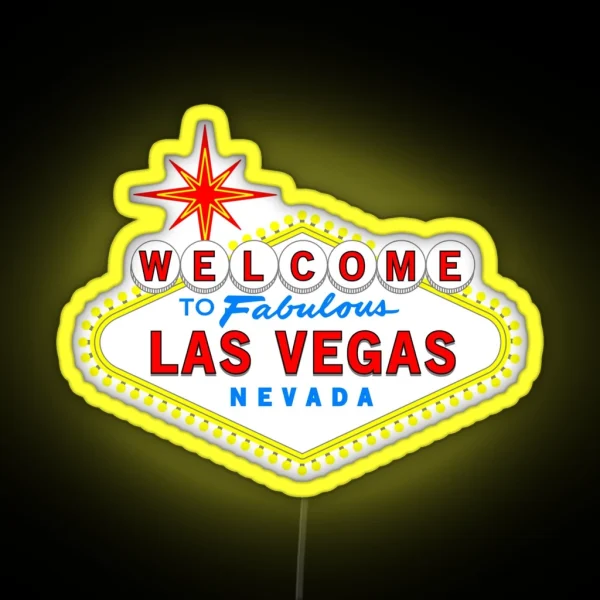 Welcome To Fabulous Las Vegas RGB Neon Sign