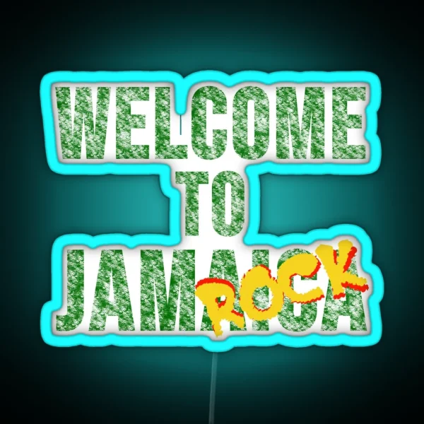 Welcome To Jamrock RGB Neon Sign