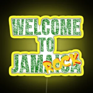 Welcome To Jamrock RGB Neon Sign