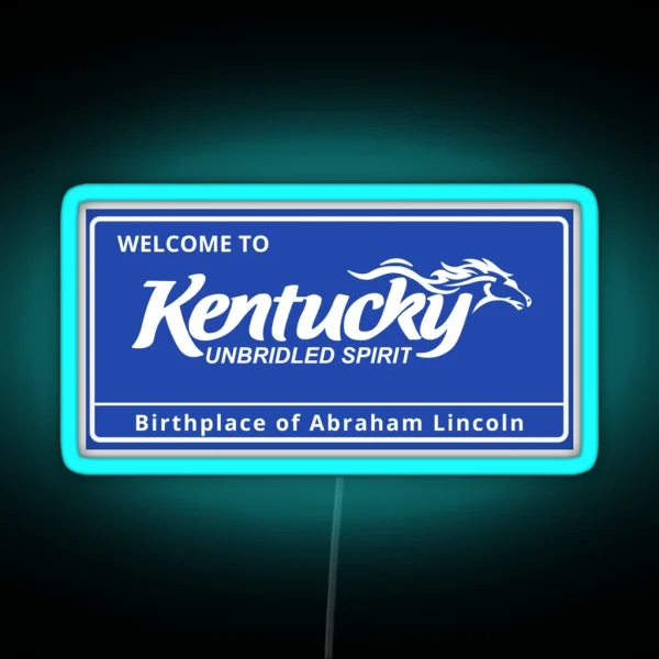 Welcome To Kentucky RGB Neon Sign