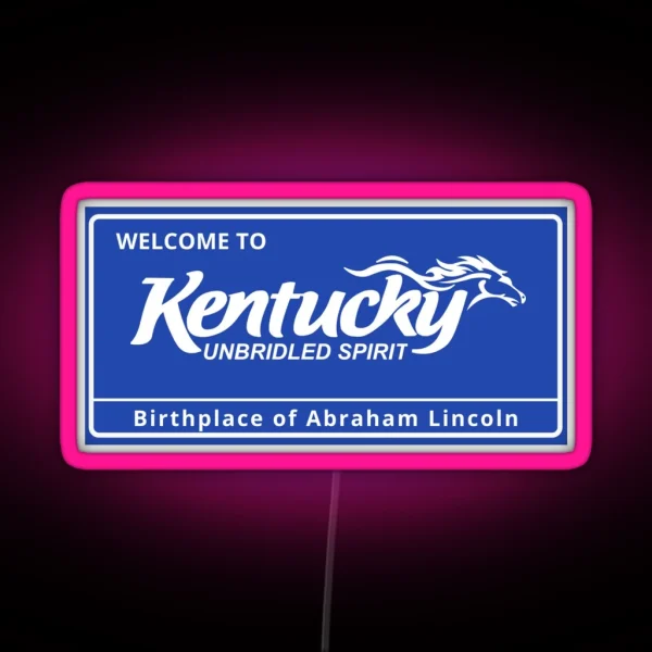 Welcome To Kentucky RGB Neon Sign