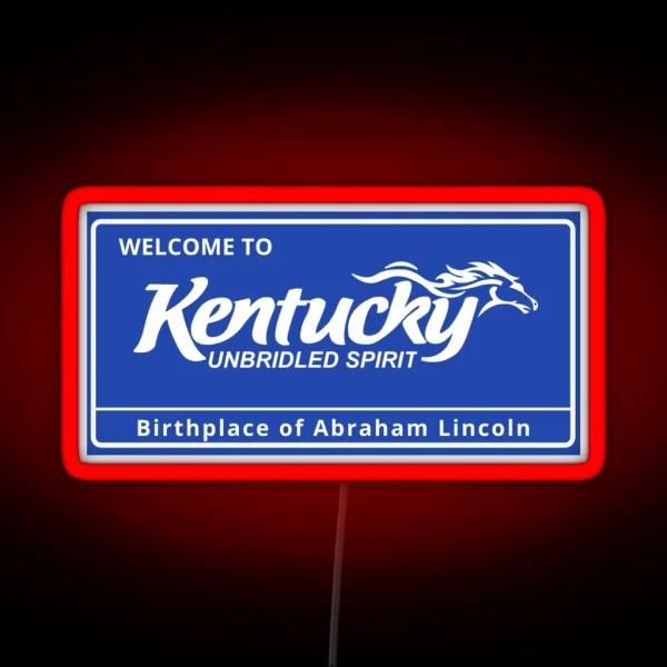 Welcome To Kentucky RGB Neon Sign