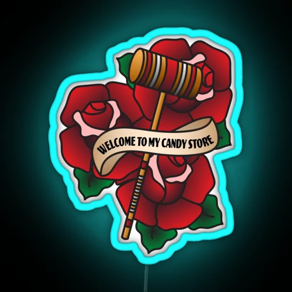 Welcome To My Candy Store RGB Neon Sign