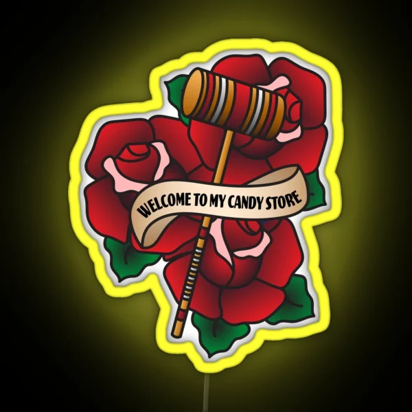 Welcome To My Candy Store RGB Neon Sign