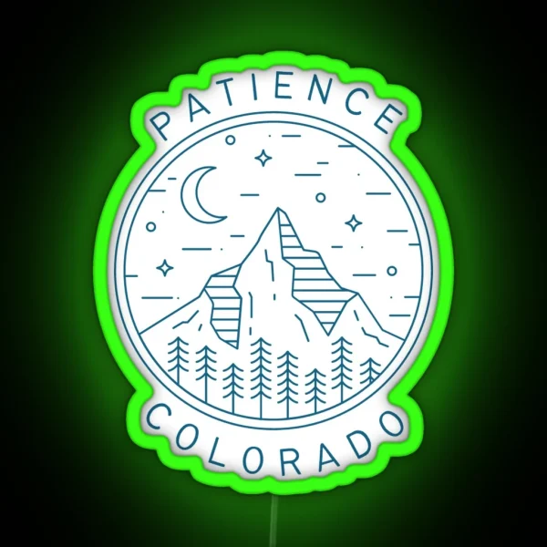 Welcome To Patience Colorado RGB Neon Sign