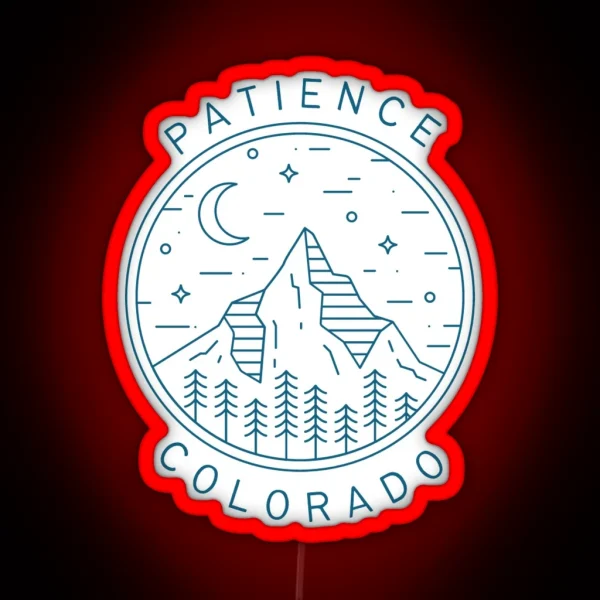 Welcome To Patience Colorado RGB Neon Sign