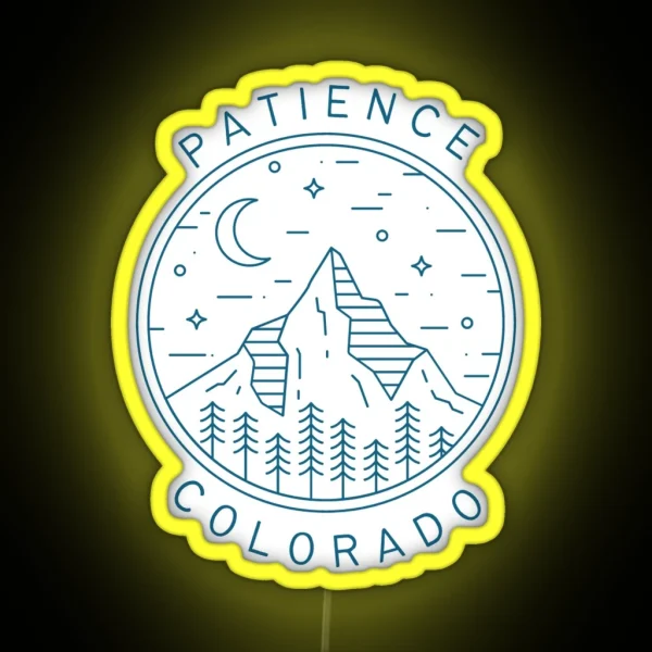 Welcome To Patience Colorado RGB Neon Sign